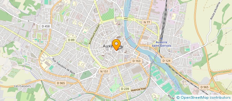 localisation de l'entreprise MONSIEUR QUENTIN GAUTREAU à AUXERRE