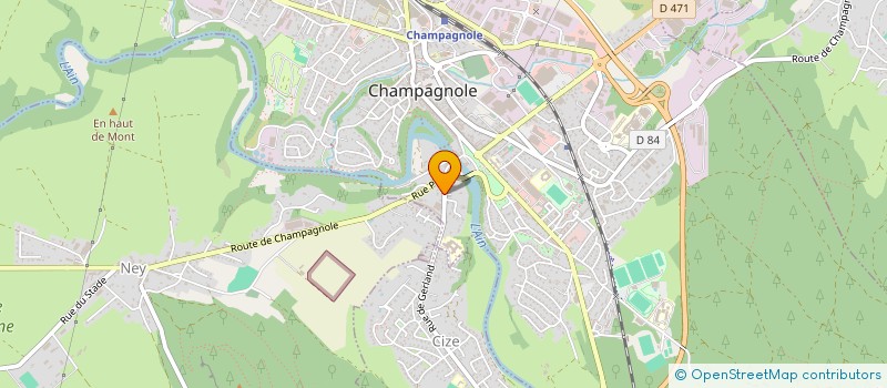 localisation de l'entreprise MONSIEUR QUENTIN GAVAZZI à CHAMPAGNOLE