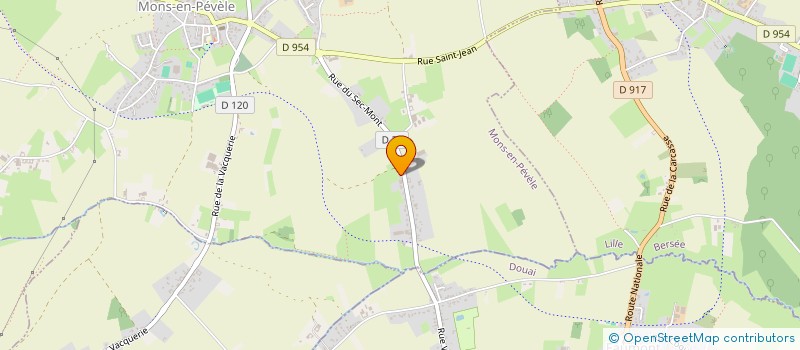 localisation de l'entreprise MONSIEUR QUENTIN GELTHOOFT  MONS-EN-PEVELE