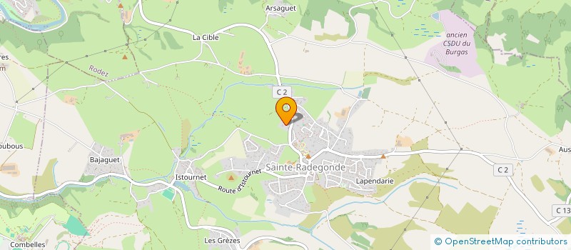 localisation de l'entreprise MONSIEUR QUENTIN GENIEZ  SAINTE-RADEGONDE