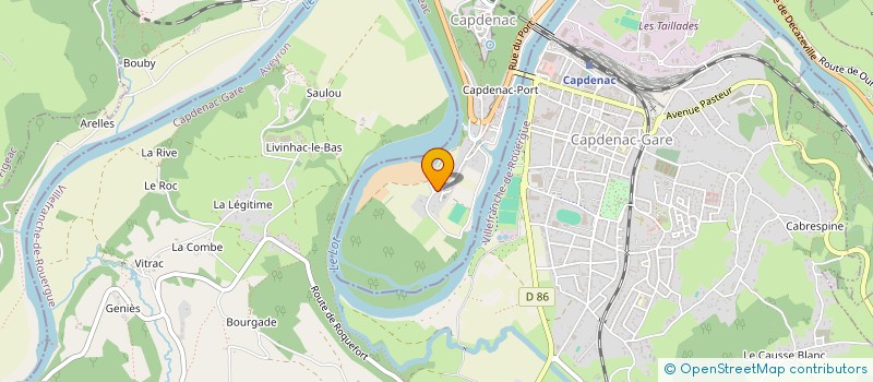 localisation de l'entreprise MONSIEUR QUENTIN GENOT  CAPDENAC