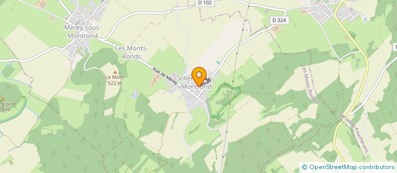 localisation de l'entreprise MONSIEUR QUENTIN GERDY  LES MONTS-RONDS