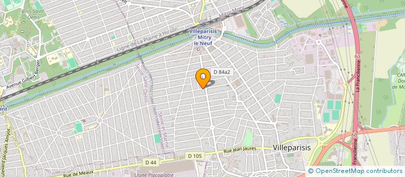 localisation de l'entreprise MONSIEUR QUENTIN GIANGRASSO  VILLEPARISIS