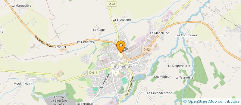 localisation de l'entreprise MONSIEUR QUENTIN GICQUEL à TINCHEBRAY-BOCAGE