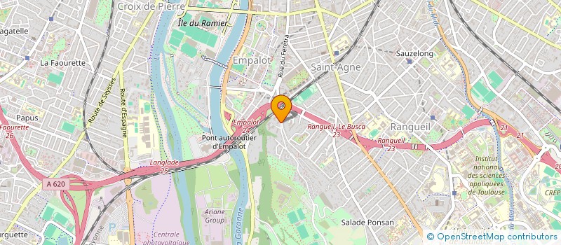 localisation de l'entreprise MONSIEUR QUENTIN GILBERT à TOULOUSE
