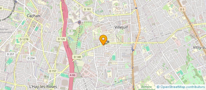 localisation de l'entreprise MONSIEUR QUENTIN GILBERT  VILLEJUIF