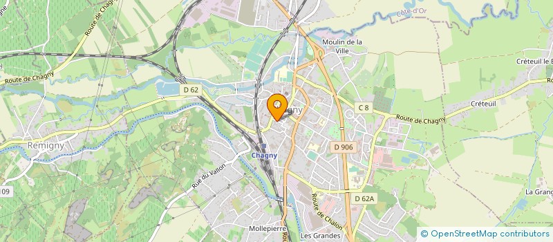 localisation de l'entreprise MONSIEUR QUENTIN GILLET à CHAGNY