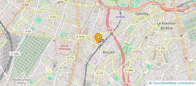 localisation de l'entreprise MONSIEUR QUENTIN GIORGI à ARCUEIL