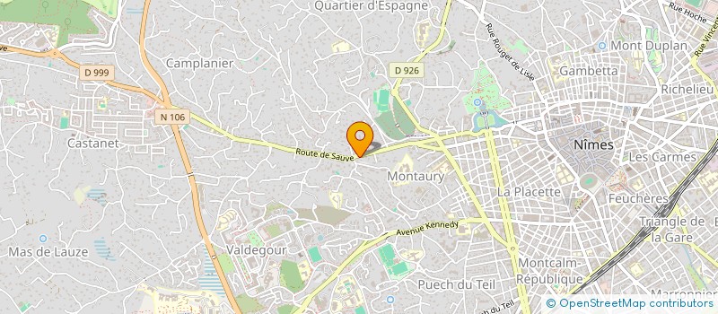 localisation de l'entreprise MONSIEUR QUENTIN GIRARDEAU  NIMES