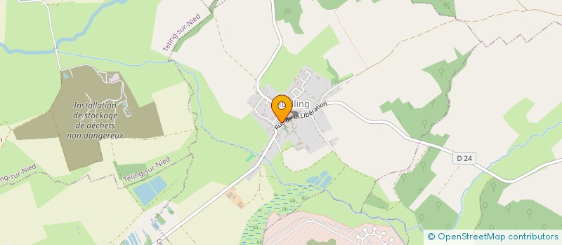 localisation de l'entreprise MONSIEUR QUENTIN GIRARDEAU  LELLING