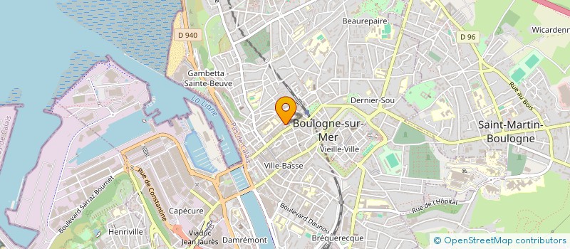 localisation de l'entreprise MONSIEUR QUENTIN GOBERT  BOULOGNE-SUR-MER