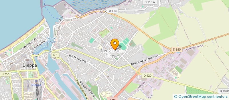 localisation de l'entreprise MONSIEUR QUENTIN GOBOURG  DIEPPE