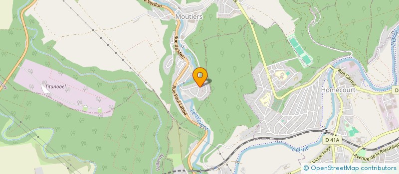 localisation de l'entreprise MONSIEUR QUENTIN GODARD  MOUTIERS