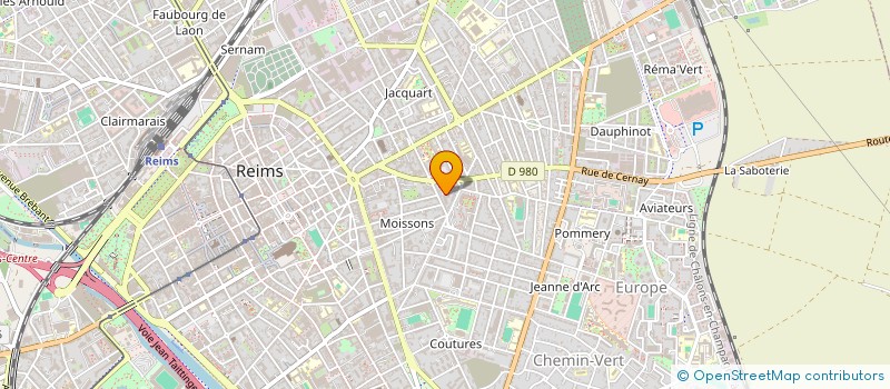 localisation de l'entreprise MONSIEUR QUENTIN GODART  REIMS