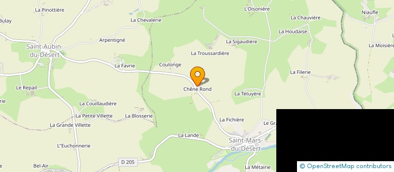 localisation de l'entreprise MONSIEUR QUENTIN GODEAU à SAINT-MARS-DU-DESERT
