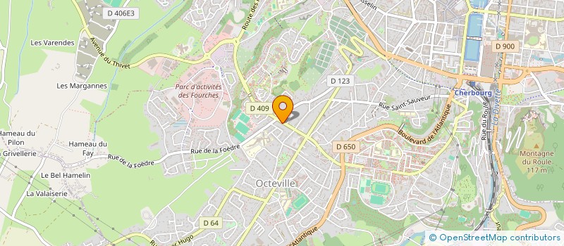 localisation de l'entreprise MONSIEUR QUENTIN GODEFROY  CHERBOURG-EN-COTENTIN