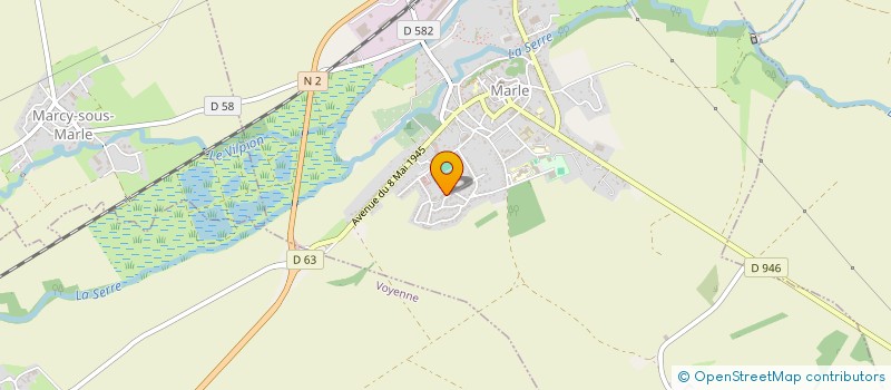 localisation de l'entreprise MONSIEUR QUENTIN GODERIS  MARLE