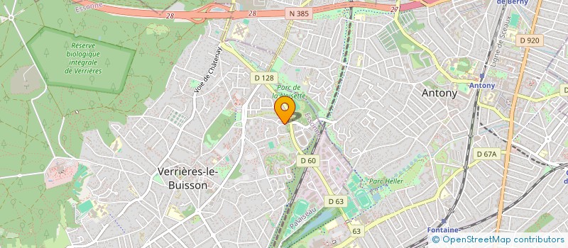 localisation de l'entreprise MONSIEUR QUENTIN GOPEE  VERRIERES-LE-BUISSON
