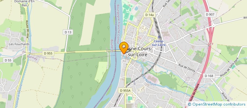 localisation de l'entreprise MONSIEUR QUENTIN GOUEBAULT à COSNE COURS SUR LOIRE