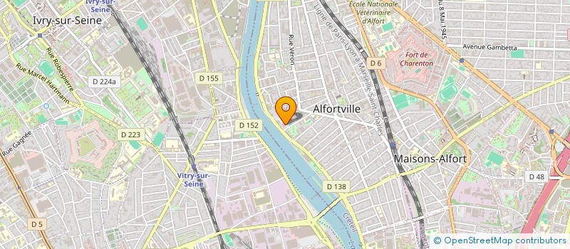 localisation de l'entreprise MONSIEUR QUENTIN GOUMIN  ALFORTVILLE