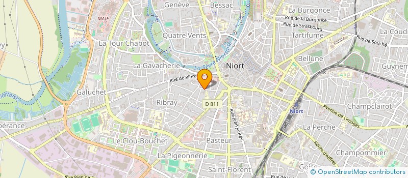 localisation de l'entreprise MONSIEUR QUENTIN GOURVENNEC à NIORT