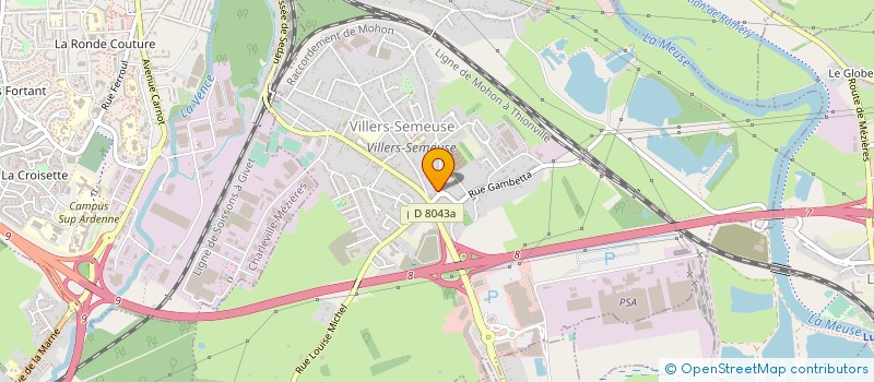 localisation de l'entreprise MONSIEUR QUENTIN GRABETTE  VILLERS-SEMEUSE