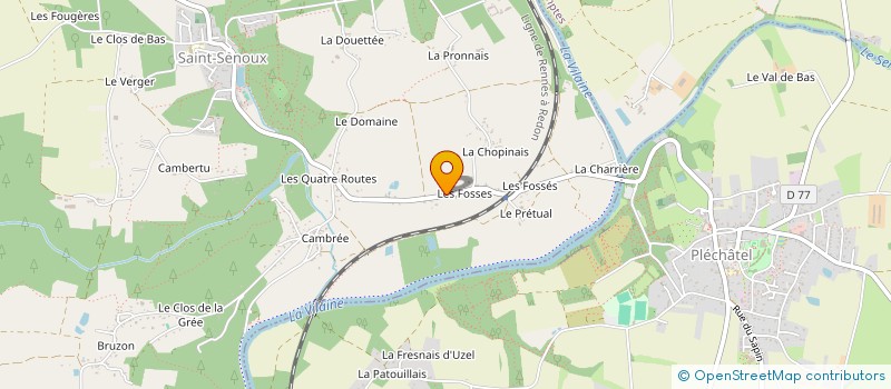 localisation de l'entreprise MONSIEUR QUENTIN GRALEPOIS à SAINT-SENOUX