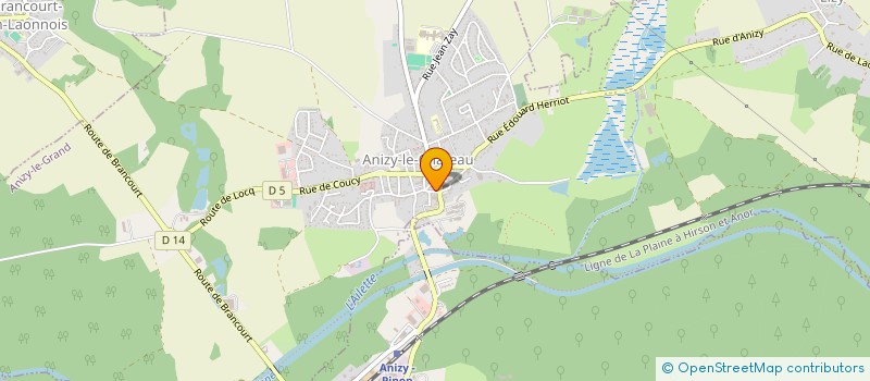 localisation de l'entreprise MONSIEUR QUENTIN GRANSART  ANIZY-LE-GRAND