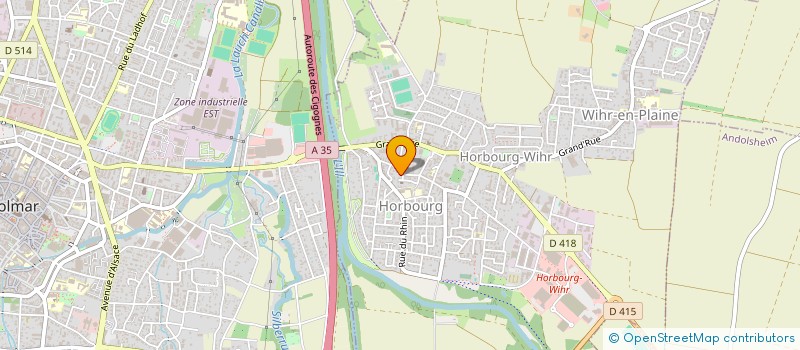 localisation de l'entreprise MONSIEUR QUENTIN GREBE  HORBOURG-WIHR