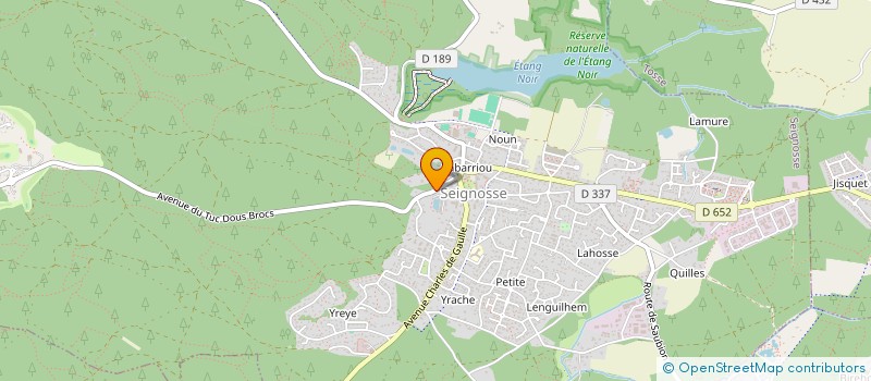 localisation de l'entreprise MONSIEUR QUENTIN GRESY  SEIGNOSSE