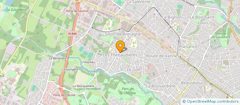 localisation de l'entreprise MONSIEUR QUENTIN GROLEAU  SAINT-HERBLAIN