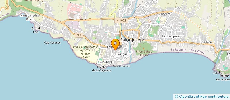 localisation de l'entreprise MONSIEUR QUENTIN GRONDIN  SAINT-JOSEPH