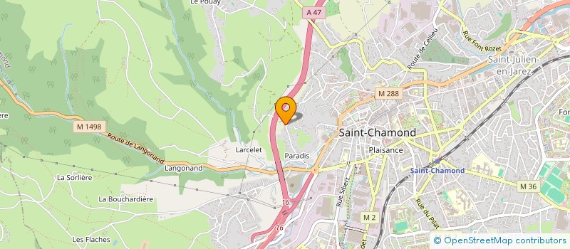 localisation de l'entreprise MONSIEUR QUENTIN GROVEN  SAINT-CHAMOND