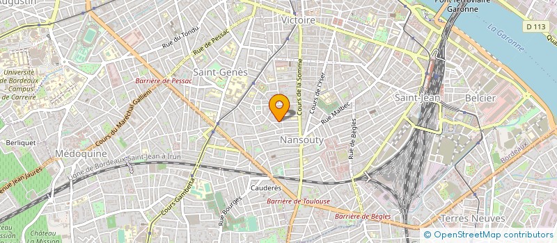 localisation de l'entreprise MONSIEUR QUENTIN GUEGUEN à BORDEAUX