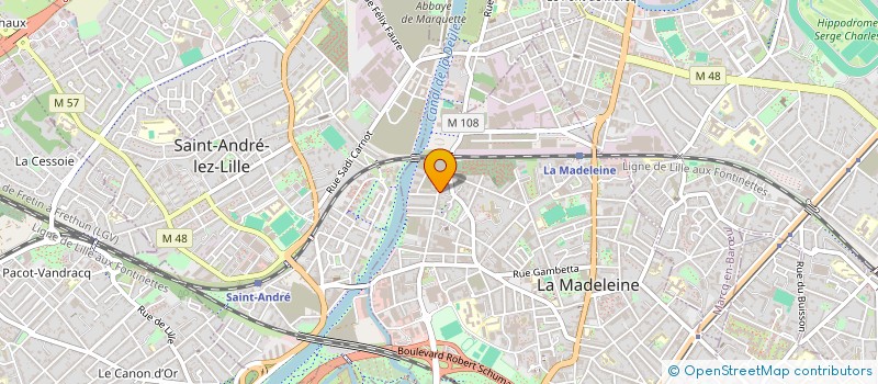 localisation de l'entreprise MONSIEUR QUENTIN GUENEZ à LA MADELEINE