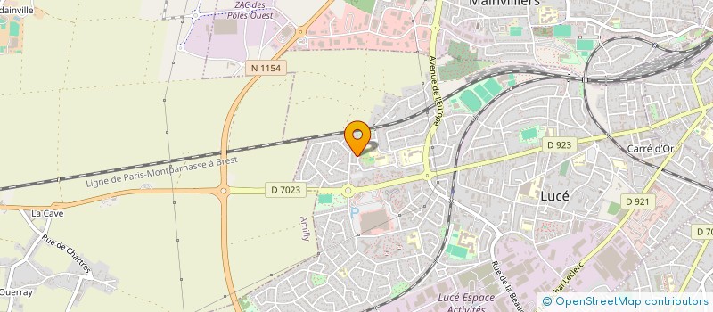 localisation de l'entreprise MONSIEUR QUENTIN GUENOT à LUCE