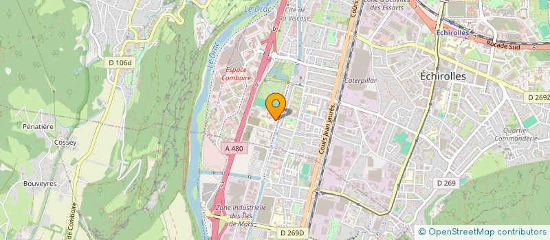 localisation de l'entreprise MONSIEUR QUENTIN GUERRE à ECHIROLLES