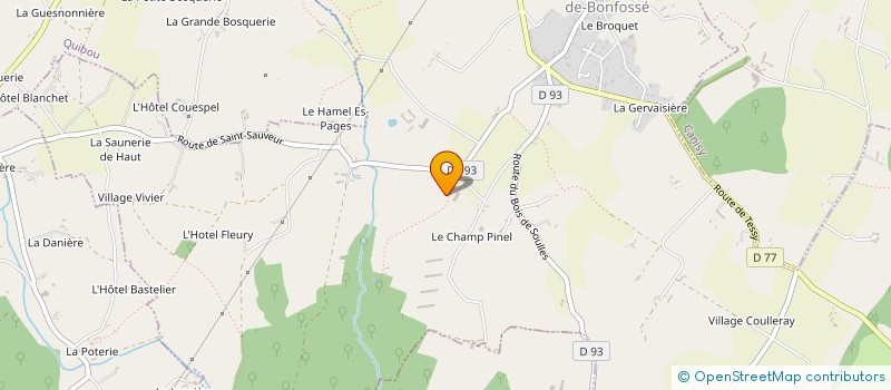 localisation de l'entreprise MONSIEUR QUENTIN GUERY  SAINT-MARTIN-DE-BONFOSSE