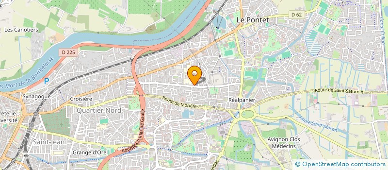 localisation de l'entreprise MONSIEUR QUENTIN GUIBERT  LE PONTET