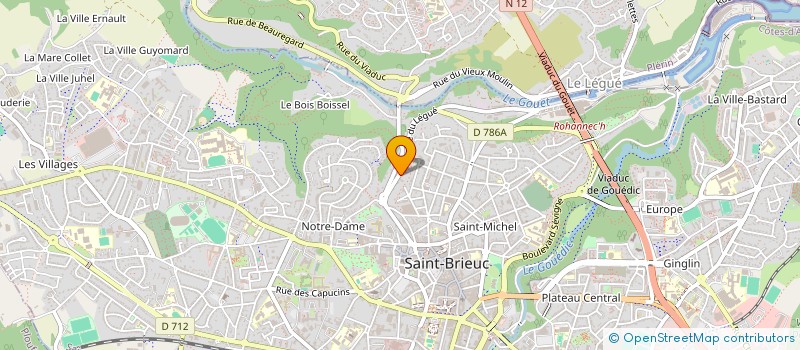 localisation de l'entreprise MONSIEUR QUENTIN GUICHERD à SAINT-BRIEUC