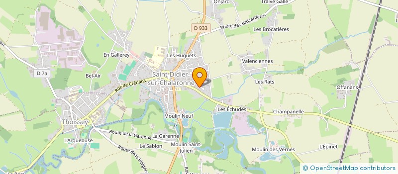 localisation de l'entreprise MONSIEUR QUENTIN GUICHON à SAINT-DIDIER-SUR-CHALARONNE