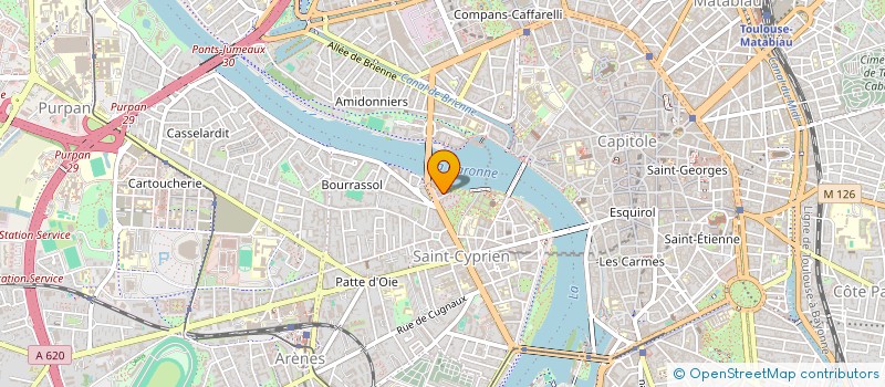 localisation de l'entreprise MONSIEUR QUENTIN GUIGNARD  TOULOUSE