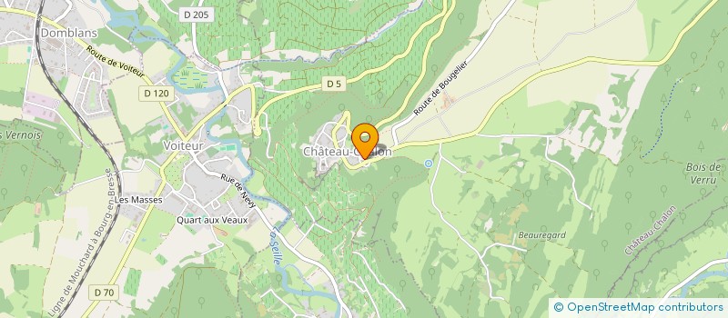 localisation de l'entreprise MONSIEUR QUENTIN GUIGNERET  CHATEAU-CHALON