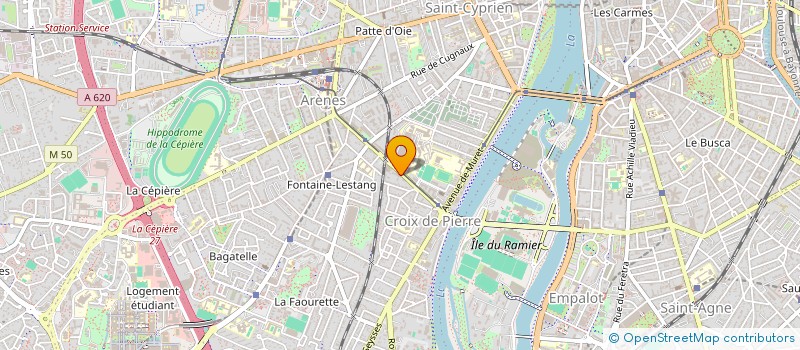 localisation de l'entreprise MONSIEUR QUENTIN GUIGUET  TOULOUSE