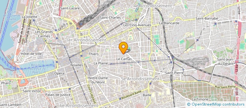 localisation de l'entreprise MONSIEUR QUENTIN GUILLAUD à MARSEILLE