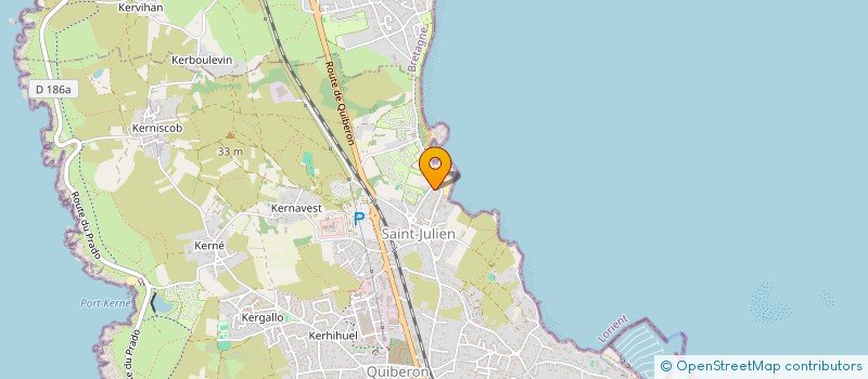 localisation de l'entreprise MONSIEUR QUENTIN GUILLAUME à QUIBERON