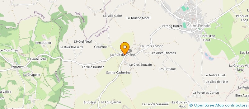 localisation de l'entreprise MONSIEUR QUENTIN GUILLEMOT  SAINT-DONAN