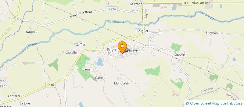 localisation de l'entreprise MONSIEUR QUENTIN GUILLO  PUYMIROL