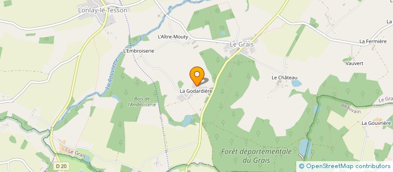localisation de l'entreprise MONSIEUR QUENTIN GUILLOT à LE GRAIS