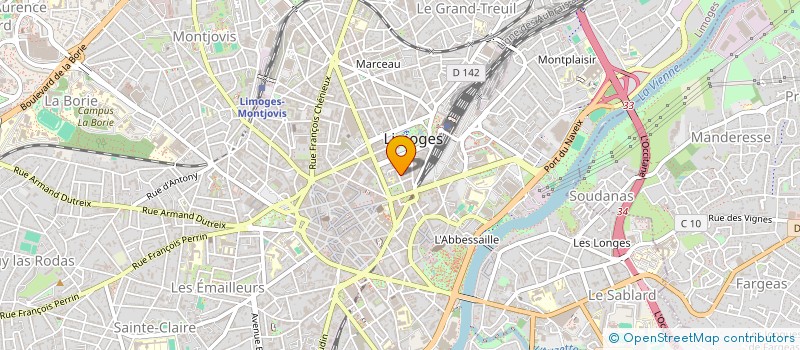 localisation de l'entreprise MONSIEUR QUENTIN GUINANDIE à LIMOGES